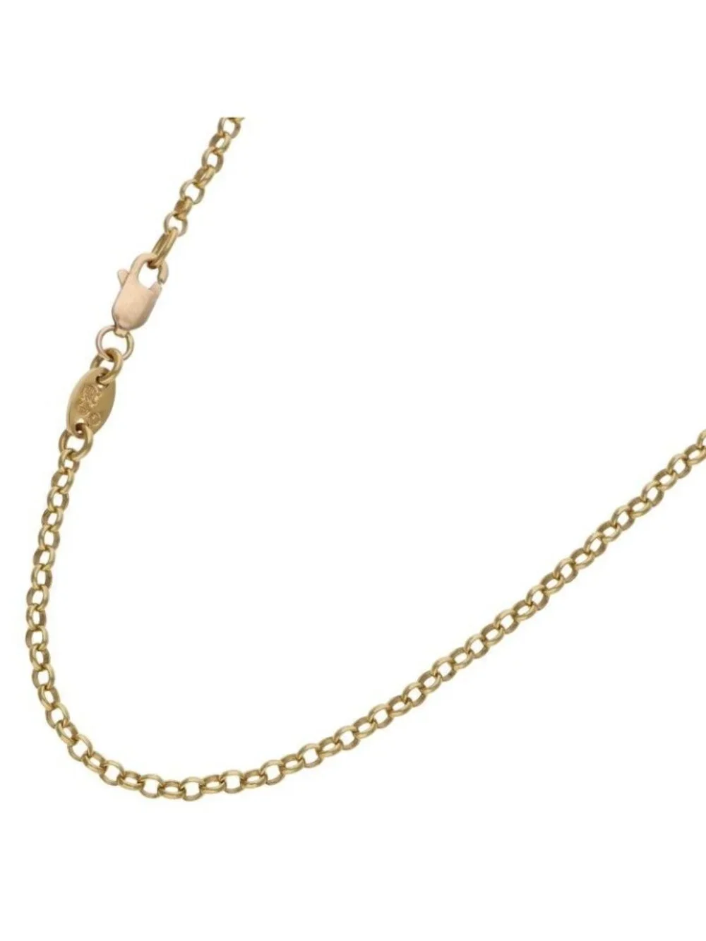 Chrome Hearts 22k Neckchain Roll Chain Gold Necklace